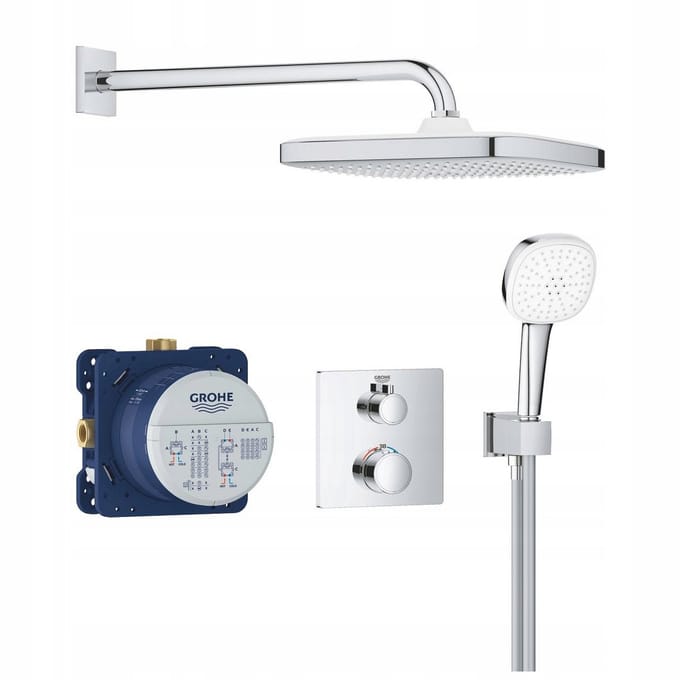 Grohe GrohTerm Doucheset Inbouw met Rainshower Chroom 34871000