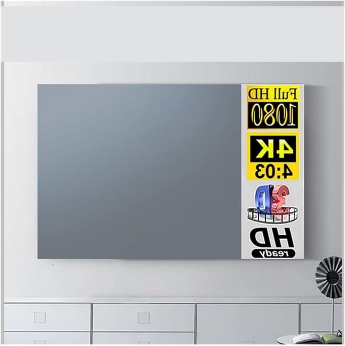 Projectiescherm - Draagbaar Filmscherm - Thuisbioscoop Creëren - Opvouwbaar Ontwerp - 100 Inch - Wit