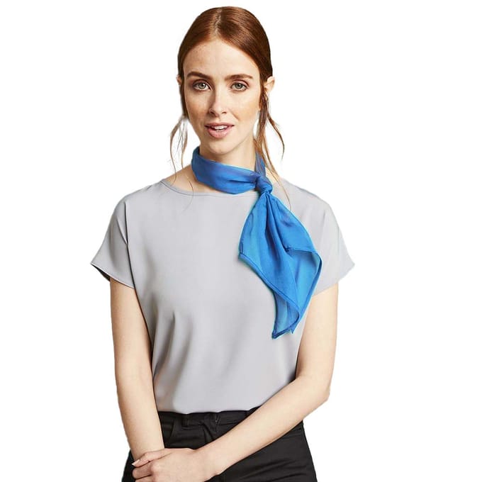 Premier Dames/vrouwenwerk Chiffon Formele Sjaal (Saffier)