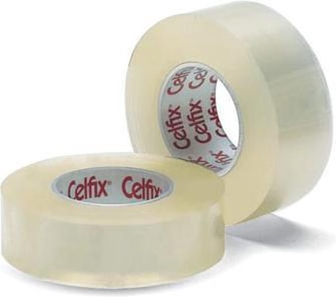 Celfix plakband cellulose formaat 15 mm x 66 m