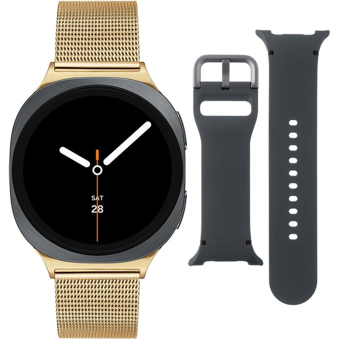 Samsung Special Edition Galaxy Watch 8 Grijs/Goudkl Staal 40mm