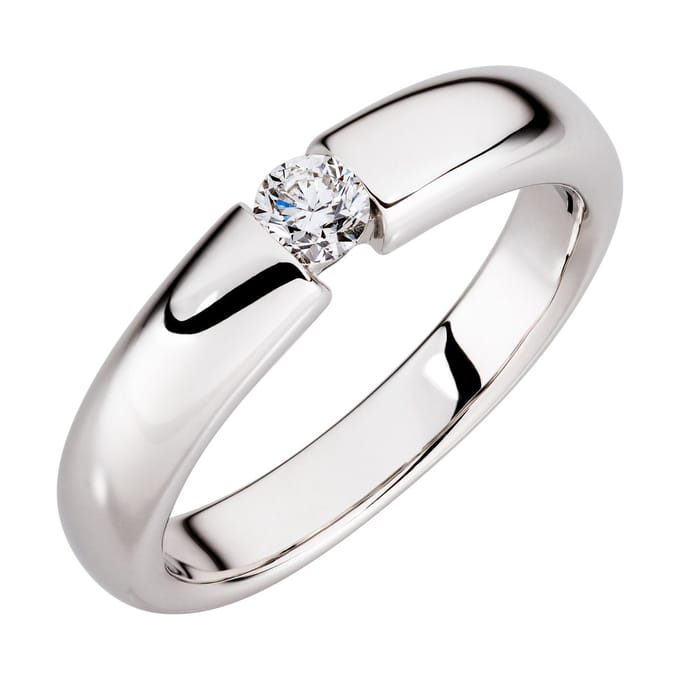 Orolino Ring Gold 585 mit natürlichem Brillant 0,25 ct.