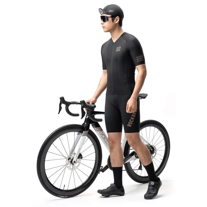 Rockbros YDDX011 Diamond Short Sleeve Cycling Jersey Size XXS - Black