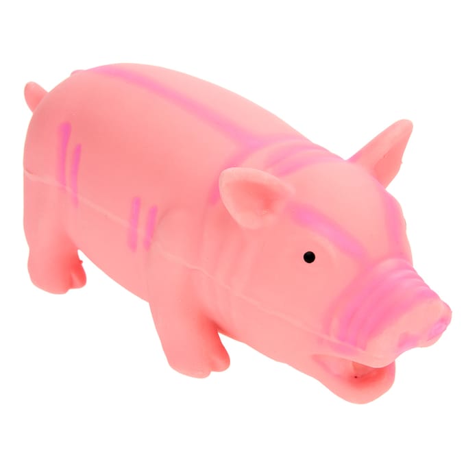 Knorrend Latex Varken roze ca. 23cm lang
