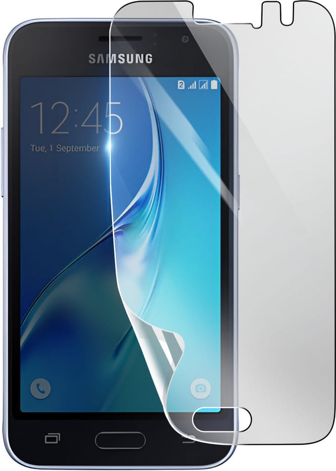 3mk, Geschikt voor Samsung Galaxy J1 2016, Schokbestendige Hydrogel Screenprotector, Transparant