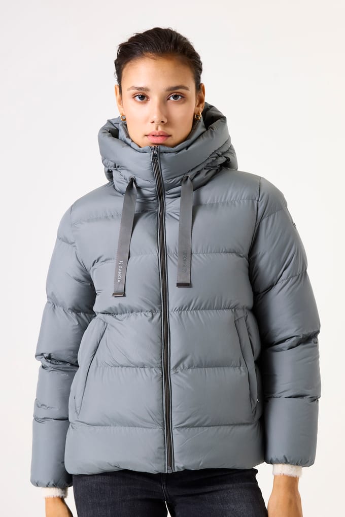 Garcia Jas Pufferjas Gj500903 9063 Dark Sage Dames Maat - S