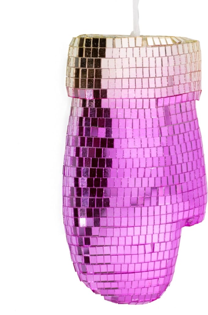 HomeBound by KY | Kersthanger Disco Want roze/geel | kersthanger | feestdecoratie