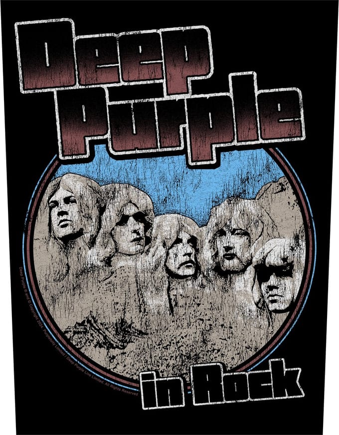 Deep Purple - In Rock Rugpatch - Zwart