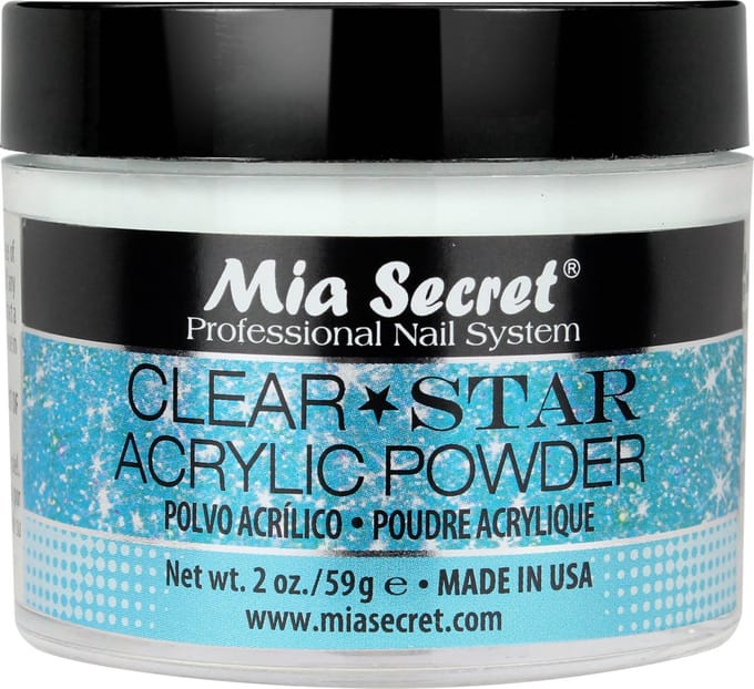 Acryl Poeder Transparant Star 60ml.