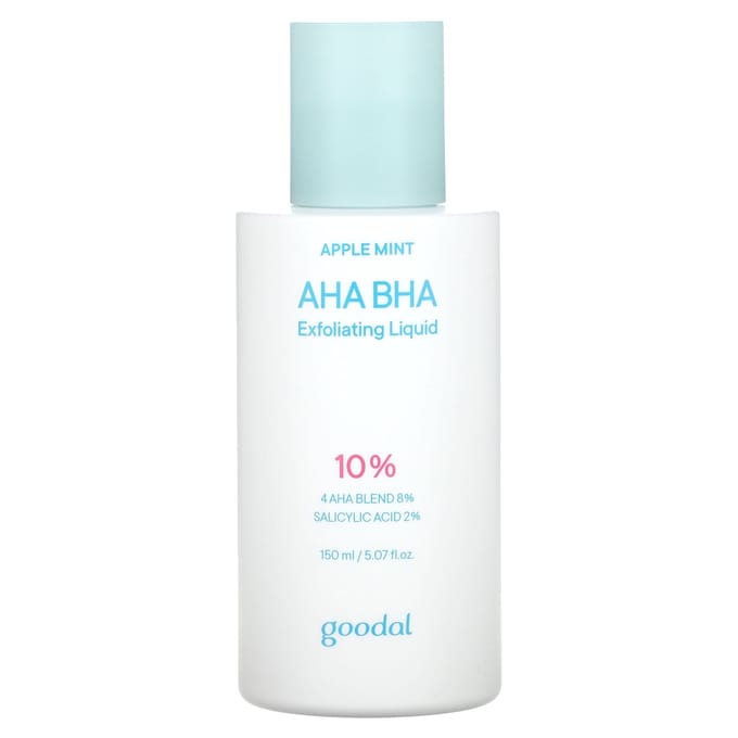 Goodal, Liquide Exfoliant AHA BHA, Menthe Pomme, 5,07 fl oz (150 ml) white