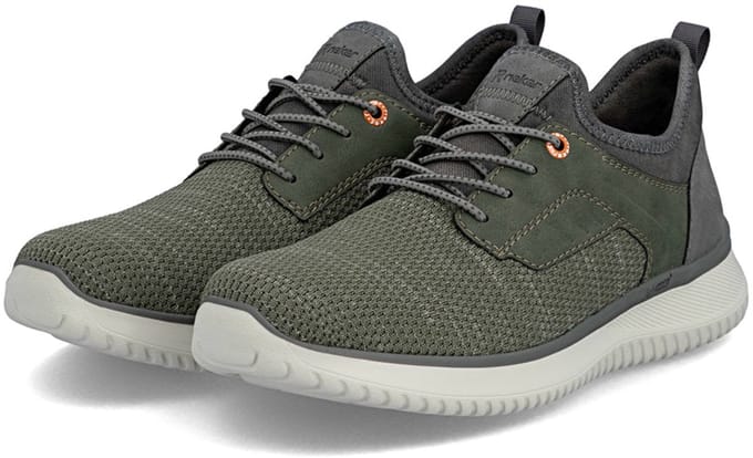 Rieker Heren Instappers B9651-52 Green Blue