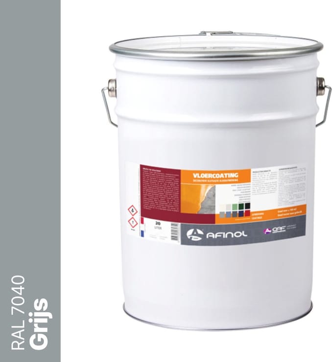 Afinol Vloercoating Grijs (RAL 7040) 20 liter