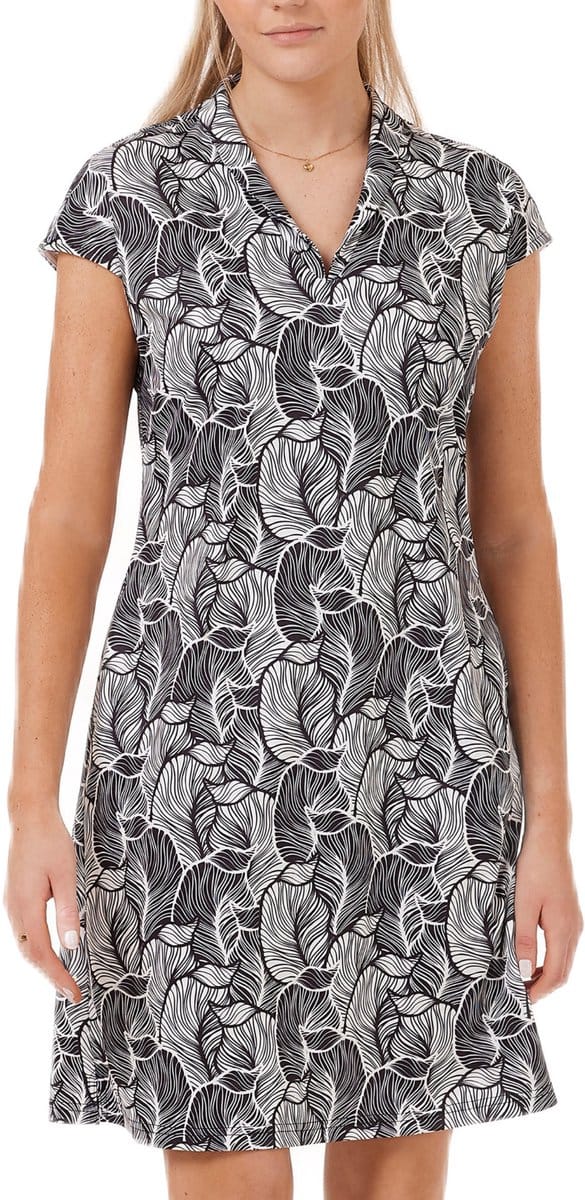 Func Factory dames Jurkje Sandy black print maat 36
