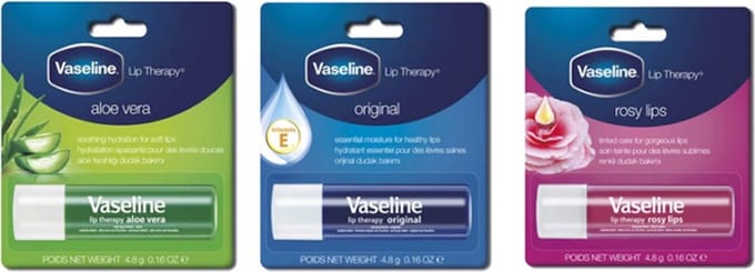 Vaseline lippenstift Transparant Crème 4.8g Lip Therapy  3 x