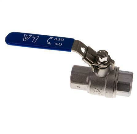 G 3/4 inch PN 63 2-Weg RVS Kogelkraan - BL2SH-M-63-034