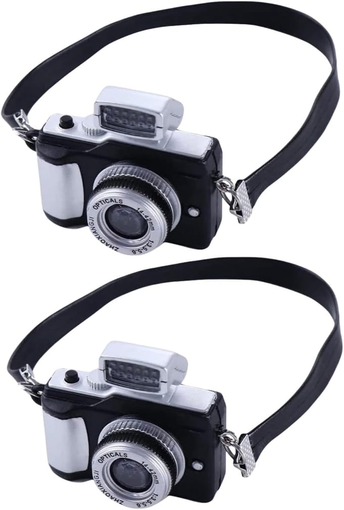 Mini Camera Ornament - Decoratie Accessoires - Poppenhuis Interieur - Schaal 1:4 Model - 2.5 cm