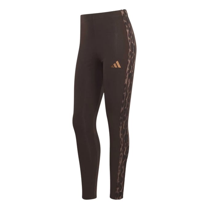 Dierenprint legging voor dames adidas Essentials 3-Stripes