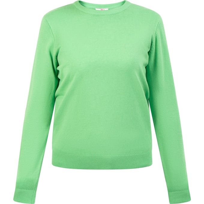 Mymo Gebreide trui Dames lichtgroen