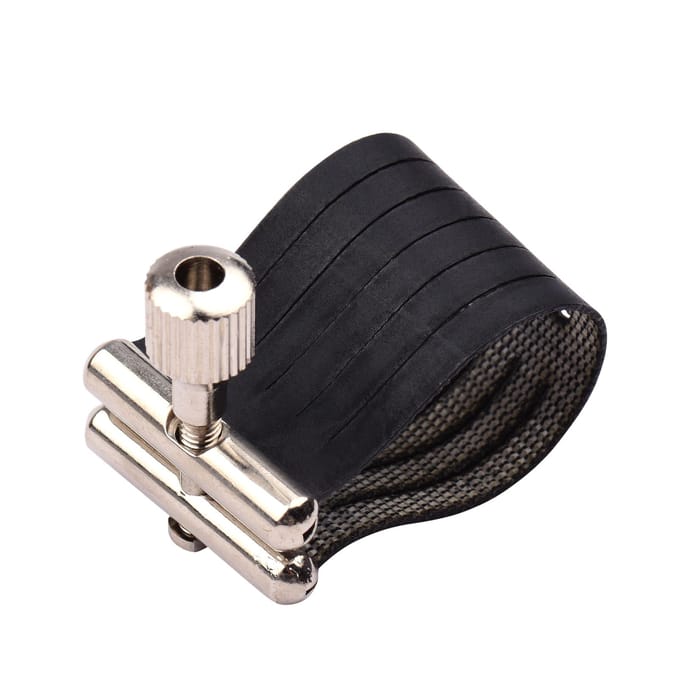 Ligature de Saxophone Muslady Ligature de saxophone compacte et Durable pour embout de Saxophone ténor bakélite noir