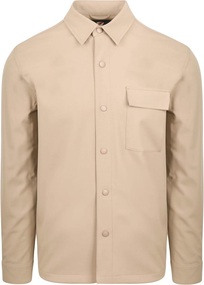 Suitable BASE Shacket Beige - Maat M - Heren - Overshirt