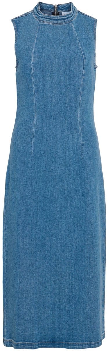 VILA Denim jurk VIWIONA Midi