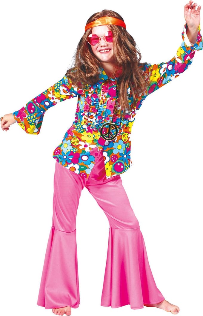 Flower Power blouse kind - Maat 116