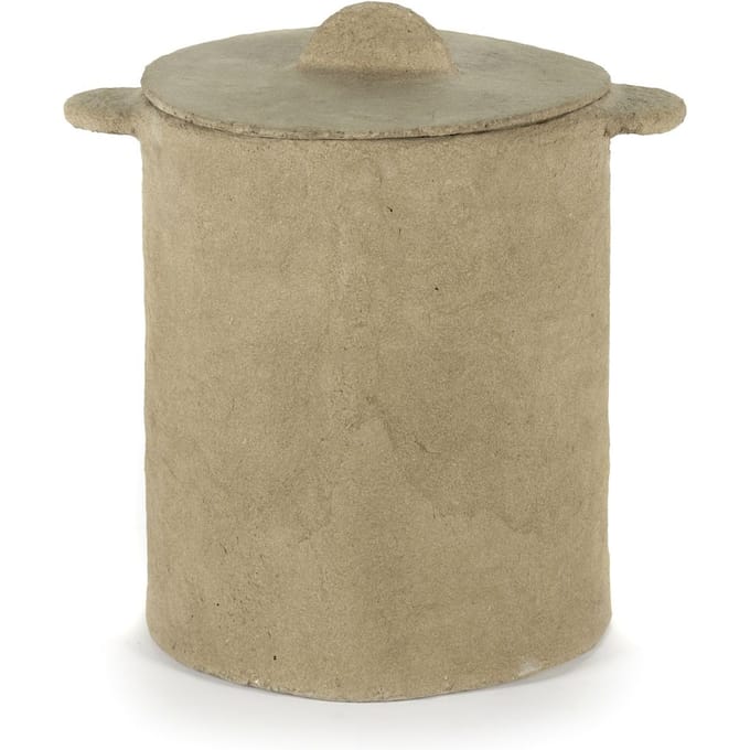 Serax - Marie Papier Mache Mand + Deksel - beige