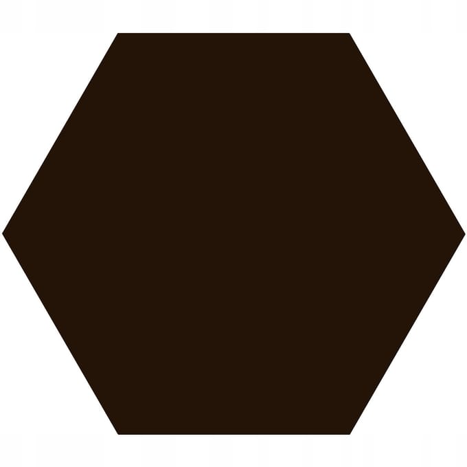 SMX Design - Wandpaneel - Hexagon - Kinderen - Zwart - 15 x 13,5 cm