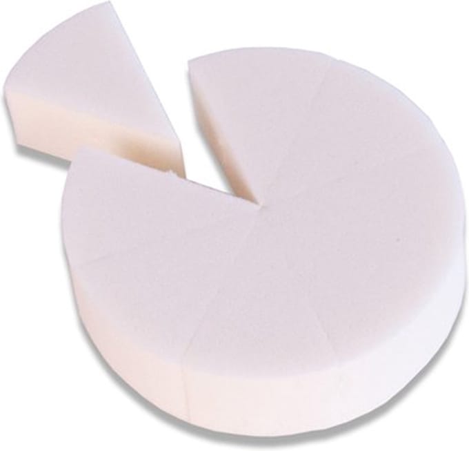 Superstar - Latex grimeerspons rond (8 puntjes)