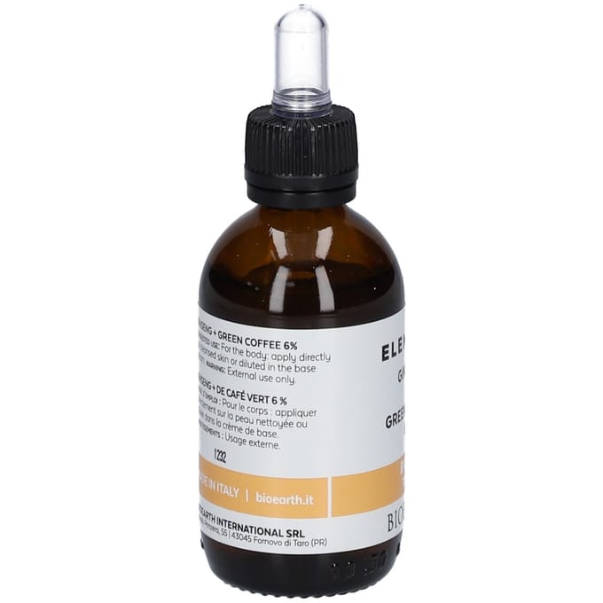 Bioearth Elementa Body Tone Solution Ginseng + Groene Koffie 6% 50 ml