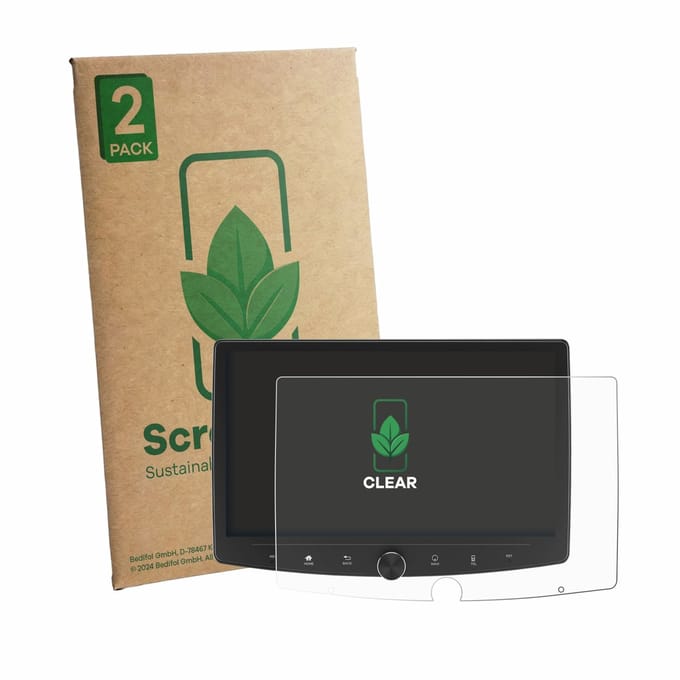 2 Stuks Screenprotector voor Eonon UX6SK2-PLUS - Hoogwaardige Beschermfolie transparant