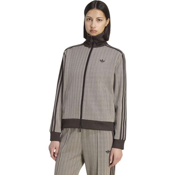 Adidas Og Tweed Tracktop Trainingspakken Dames - Bruin - Maat S (34-36) - Poly Mesh