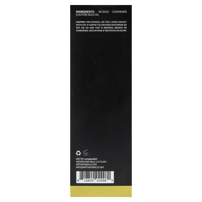 artnaturals, Huile de ricin pure, 473 ml (16 fl oz) black