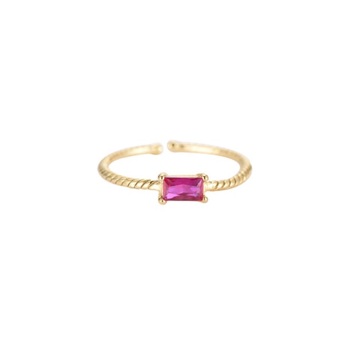Bijoutheek Ring (Sieraad) Baguette One Size