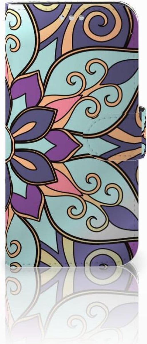 Samsung Galaxy S7 Hoesje Purple Flower