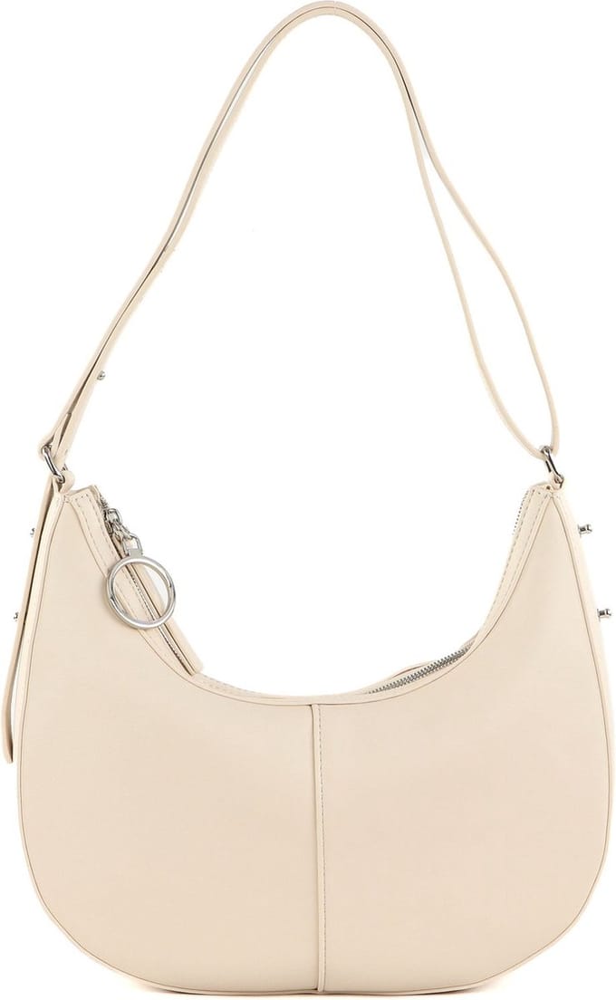 SEIDENFELT MANUFAKTUR Schoudertas Vinne Hobo Beige Crème