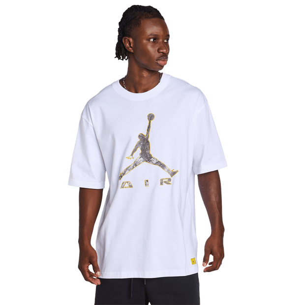 Jordan Brooklyn T-shirts Heren - Wit - Maat M - Katoen Jersey