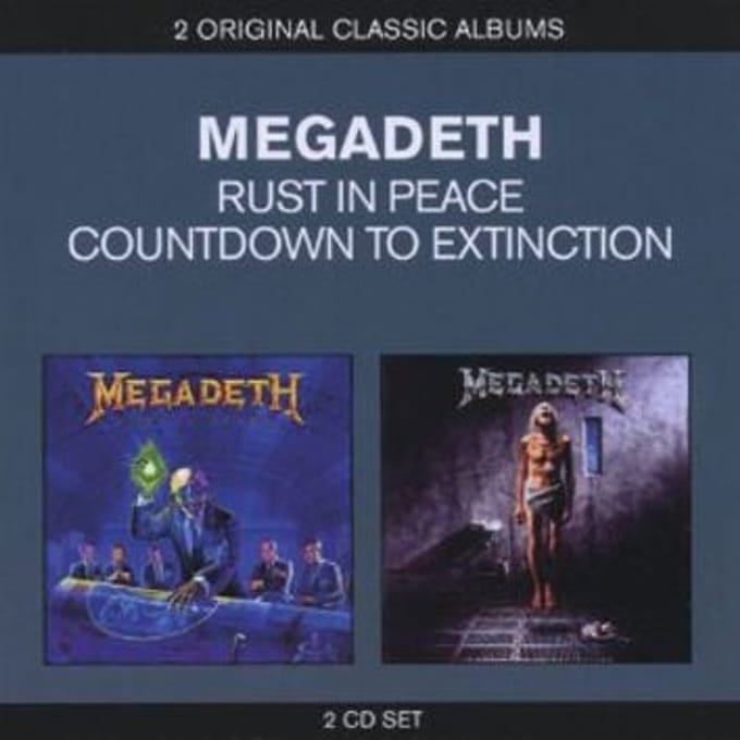Megadeth CD - 2in1 (Rust in Peace/Countdown To Extinction) - voor Geen - standaard