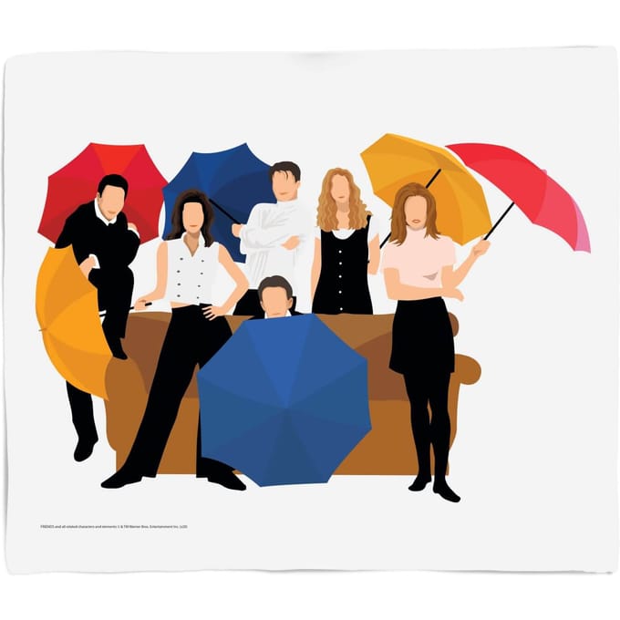 Friends The Gang Fleece Blanket - M