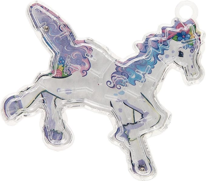 Lg-imports Geduldspel Doolhof Paard Junior 6 X 7 Cm Wit