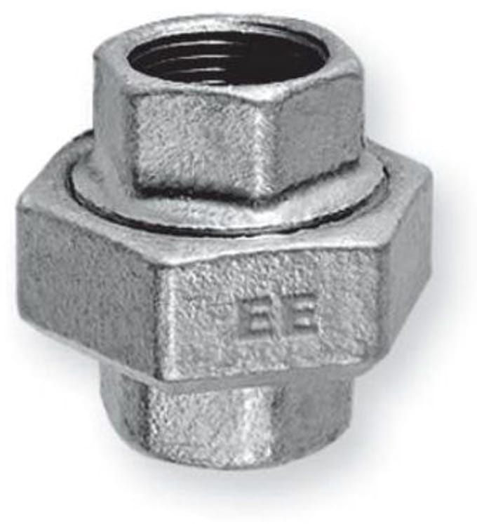Diamond - Gegalvaniseerde Schroefdraadverbinding - 1/2 inch - Inclusief Pakking