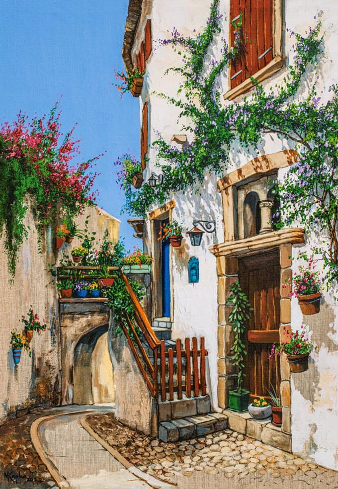 Castorland puzzel Italian Alley - 1500 stukjes legpuzzel.