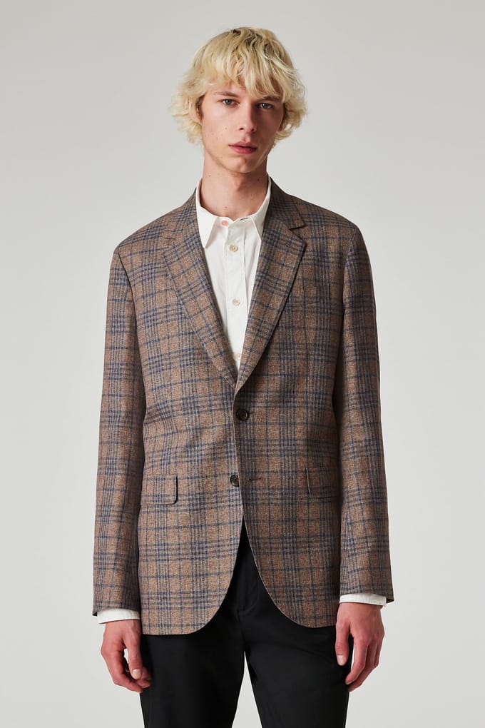 Paul Smith Mens 2 Button Jacket Brown Taglia: 46 | Blazers Outlet | Uomo | Marrone