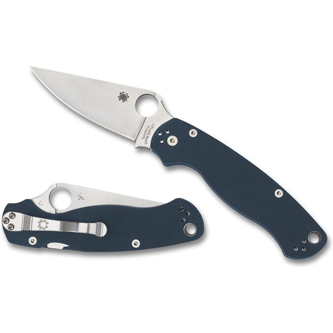 Spyderco paramilitary 2 cobalt blue spy2