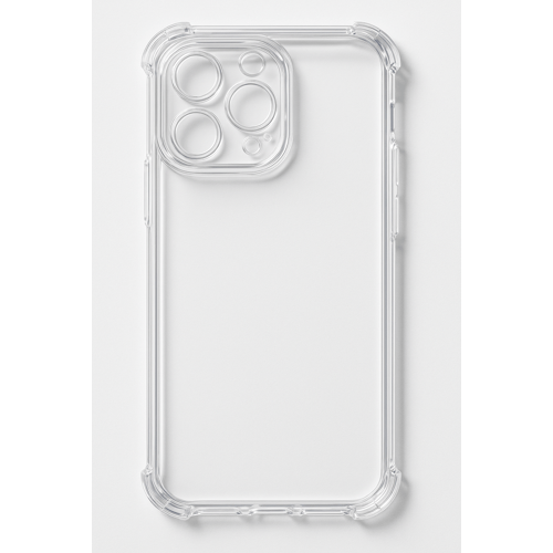 Ceezs TPU Shock Case met Camerabescherming geschikt voor iPhone 13 Pro - Transparant