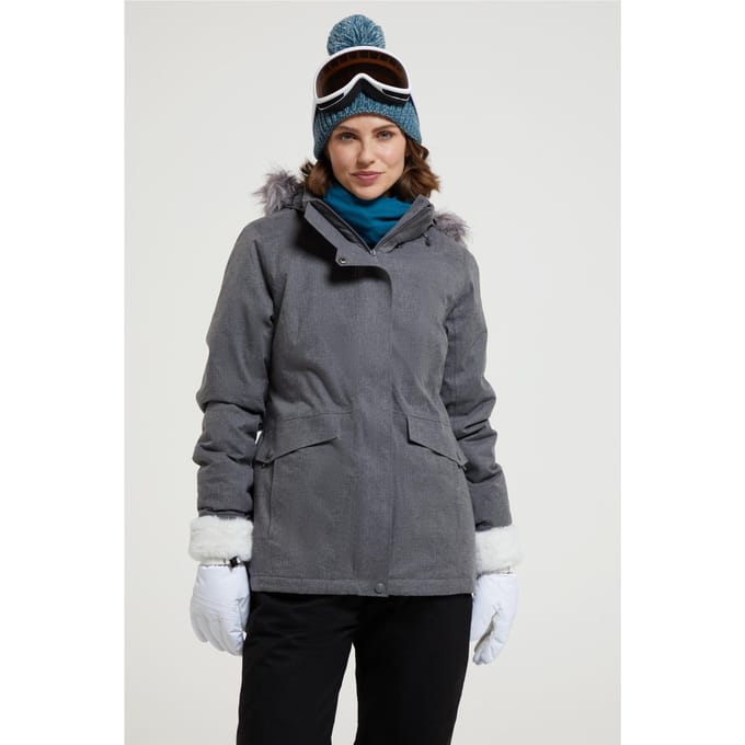 Mountain Warehouse Dames/Dames Snow II Waterdichte Ski jas (Grijs)