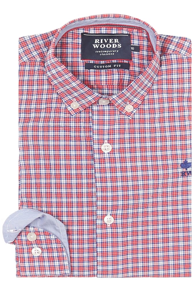 River Woods Princeton Shirt In Red Größe: 10 | Hemden Outlet | kids | Rot