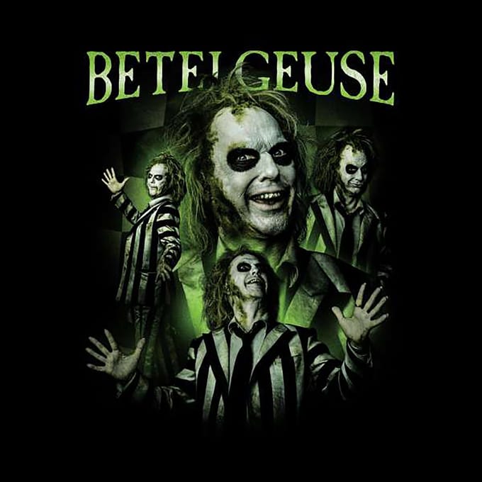 Beetlejuice Ghost With The Most Unisex T-Shirt - Black - M