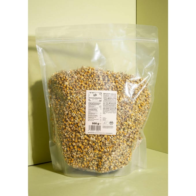 Bio hele kamillebloemen 500 g