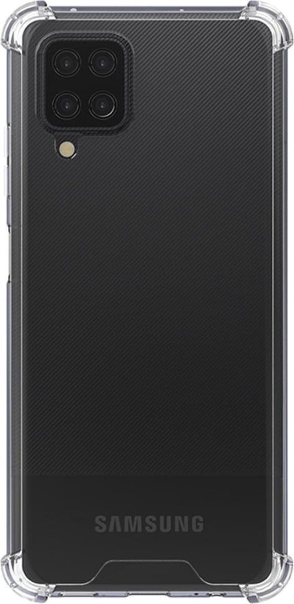 Anti-shock Back Cover Galaxy A12 TPU Siliconen Transparant